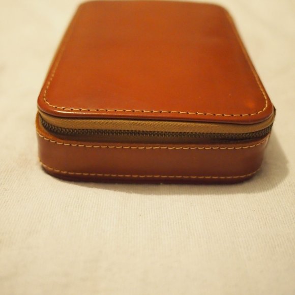 vtg DUNHILL Cowhide Leather Case Poker Chips Bridge LIAL Doberman Playing Cards - Picture 6 of 14